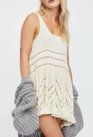 Free People Intimately Voile Trapeze Dress thumbnail 4