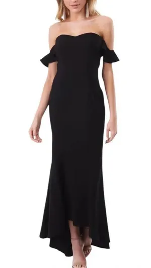 Likely Sunset Gown in Black thumbnail 2