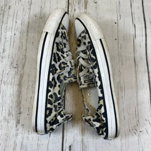 Converse Chuck Taylor All Star Shoreline Slip On Sneaker Leopard Size 9.5 thumbnail 8