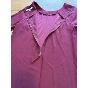 Naked Zebra Burgundy Dress Style# MD110145 Size Small Flare Sleeves‎ Modern Boho thumbnail 12