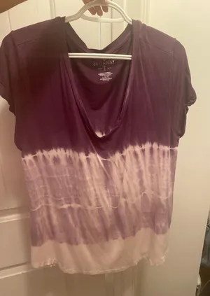 American Eagle Soft And Sexy Tie Dye Top thumbnail 1