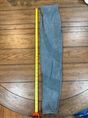 PINK Victoria's Secret Kids Seamless High-Waist Slate Gray Leggings thumbnail 6
