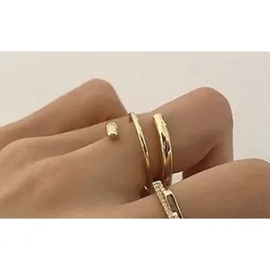 *NEW Coil‎ Ring Gold Plated Sterling Silver thumbnail 15