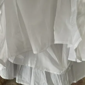 Commense Cotton Pleated Strapless Peplum Top size M thumbnail 6