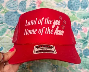 USA Fourth of July country western trucker hat thumbnail 1