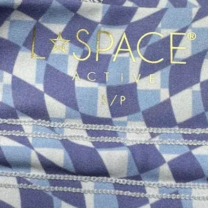 L*Space Blue and White Checkered Leggings thumbnail 9
