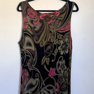Vintage Y2K‎ Made in Heaven Mesh Floral Maxi Dress thumbnail 5