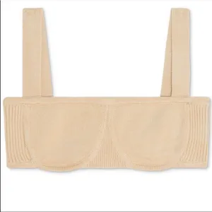 We Wore What Danielle Bernstein  Sweater bralette crop top Size M thumbnail 3
