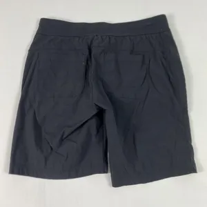 Athleta Shorts Womens‎ 6 Black Bermuda Nylon Spandex Pockets Elastic Waist thumbnail 8