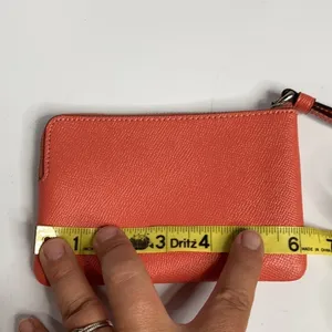Coach small wristlet clutch‎ coral thumbnail 6