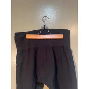 Women's Athletic Short Bike Short Black Pull On High Rise 9" Inseam Stretch Flaw thumbnail 6