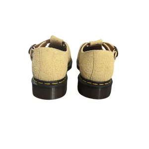 New! Dr Martens T-Bar Hazy Yellow Long Napped Suede Mary Janes - W 11 / M 10 thumbnail 10
