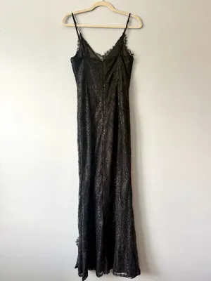 Showpo Black Lace Maxi Dress thumbnail 2