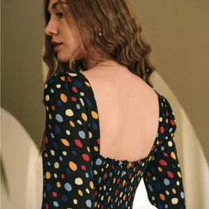 RIHOAS The Sweetheart Neck Polka Dot Maxi Dress L 04 thumbnail 6