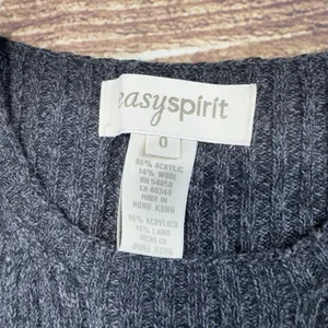 Easy Spirit Wool Blend Sweater Vest Gray Size 0 Preppy Y2K thumbnail 3