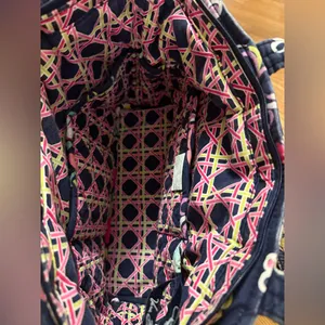 Vera Bradley Ribbons Pattern RETIRED  Mandy Tote/Purse thumbnail 6