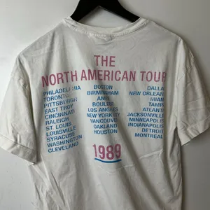 The Rolling Stone Steel Wheels Tour T Shirt Medium M Womens White Single Band thumbnail 10