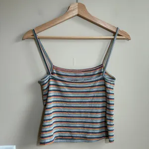 Brandy Melville y2k Striped Cami Tank Top One Size Multi Color Women Ribbed Knit thumbnail 5