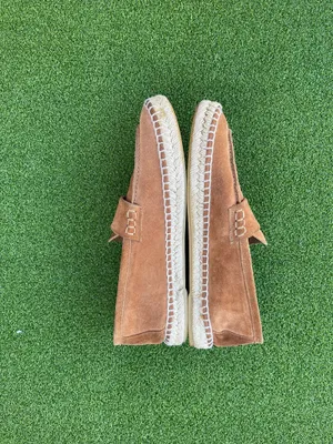 Vince Daria Espadrille Loafer Women's 9 M Brown Suede Slip On Shoe Casual thumbnail 2