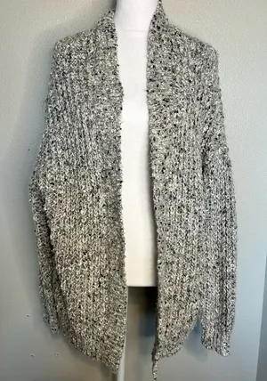 Garage Gray Cozy Warm Cardigan Size Large thumbnail 1