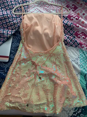 Urban Outfitters Pink Sequin Dress thumbnail 2