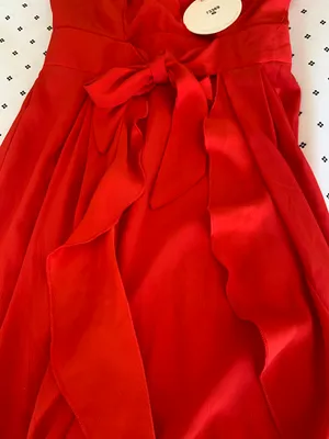 NWT Red Maxi Dress Size 2 thumbnail 2