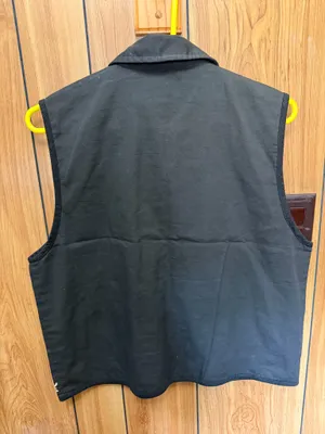 Fall Vintage Embroidered Leaf vest Black Size M thumbnail 2