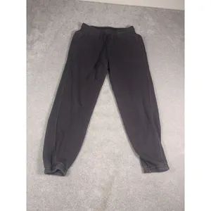aerie dark gray joggers oversized small thumbnail 3