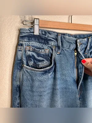 Good American Good Vintage Jagged Hem jeans 8/29 thumbnail 4