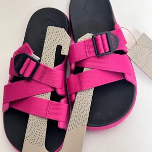 Chaco Women's Chillos Double Buckle Strap Slide Magenta Sz 7 thumbnail 5