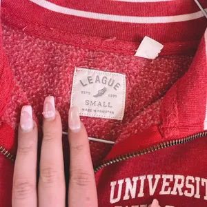 Original League RARE University of Wisconsin 3/4 Zip Up Sweatshirt thumbnail 2