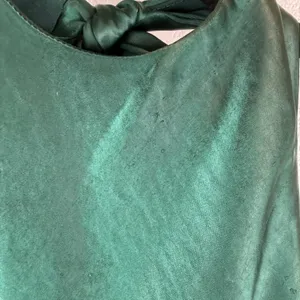Selfie Leslie Satin Halter Bodycon Mini‎ Dress Jade Emerald Green Holiday Party thumbnail 3