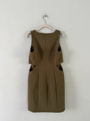 Anthropologie Mare‎ Mare Cut-Out Green Shift Dress thumbnail 4
