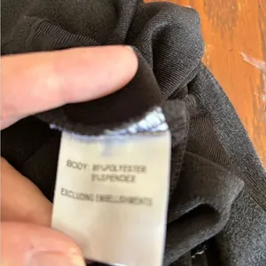 Princess Polly Long Skirt Front Slit Size US 4 Black thumbnail 4