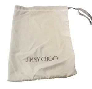 Jimmy Choo Drawstring Cover Dust Bag 14" L x 10"‎ W Travel Luxury Designer thumbnail 1
