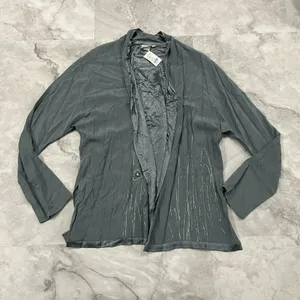 Kd‎ Spring Womens Lagenlook Dress With Cardigan Art to Wear Green Size Large L thumbnail 8