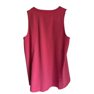 Athleta Pink Modal Blend Tank Cloudlight Rib Trim Small Petite Sleeveless thumbnail 6