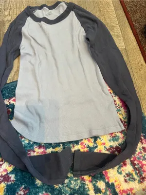 Brandy Melville John galt navy baseball top thumbnail 5