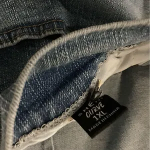 SheIn Blue Flare Wide Leg Jeans thumbnail 4