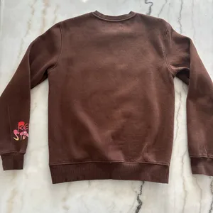 Nickelodeon Ren & Stimpy Men's Sweatshirt Size Small Brown Crew Neck Pullover thumbnail 3
