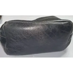 Lucky Brand Pebbled Leather‎ Tote Shoulder Bag Gray Unlined 14x12x6" thumbnail 6