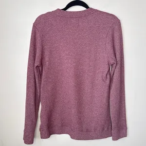 SOL Angeles‎ Medium Anthropologie Evereve Soft Thermal Sweatshirt Pullover DREAM thumbnail 9