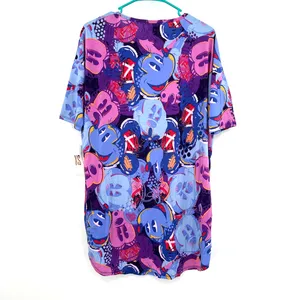 NWT Disney Lularoe collab size XS Irma Mickey Minnie print purple‎ blue pink thumbnail 2