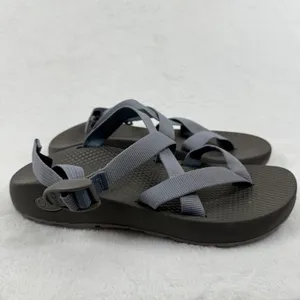 Chaco‎ Womens JCH107836 Gray Adjustable Strap Sandals Size 9 Casual Shoes thumbnail 5