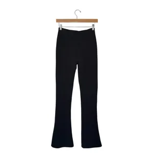 Zara Small Black Contouring Stretch Flare Trouser Dress‎ Pants Minimalist Y2K thumbnail 2