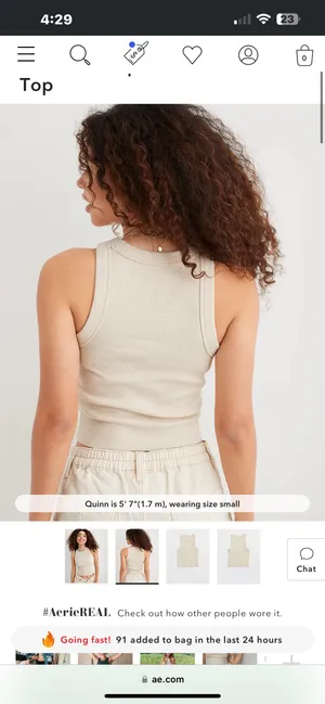 Aerie Free Spirit Ribbed Tank thumbnail 5