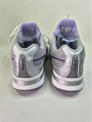 Reebok Easy Tone Rocker Sole Toning Sneakers Gray & Purple 8.5 thumbnail 5