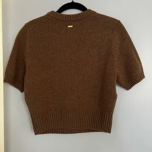 Toccin Short Sleeve Sweater Brown thumbnail 6