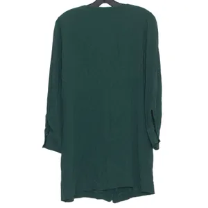 Madewell Shirt Dress Button Up Tunic Flowy Boho Cottagecore Minimalist Green‎ S thumbnail 3