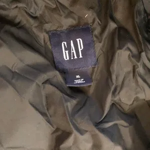 Gap Dark Army Green Puffer Down Trench jacket Winter Coat Women Women XL - Measurement in pics thumbnail 3